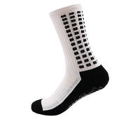 Cushion Men’s Athletic Sport Socks with Two Sides PVC grips
